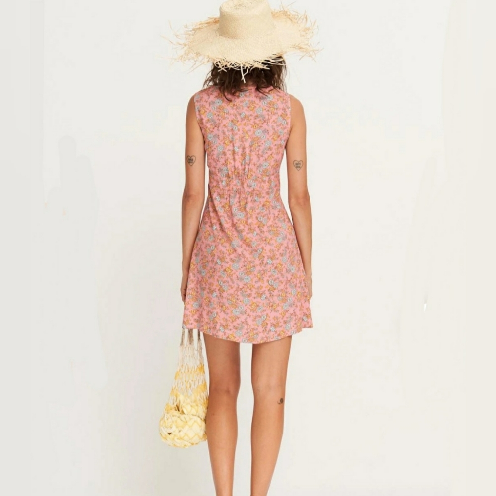 Arnhem Honey Halter Top Playdress Mini Dress - Picture 4 of 16